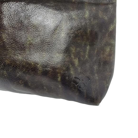 A6 Auth PATRICIA NASH Valerie Turquoise Tooled Leather Fold Over Wristlet Clutch - Picture 4 of 4